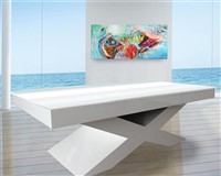 Bilhar X com tampo para mesa de jantar